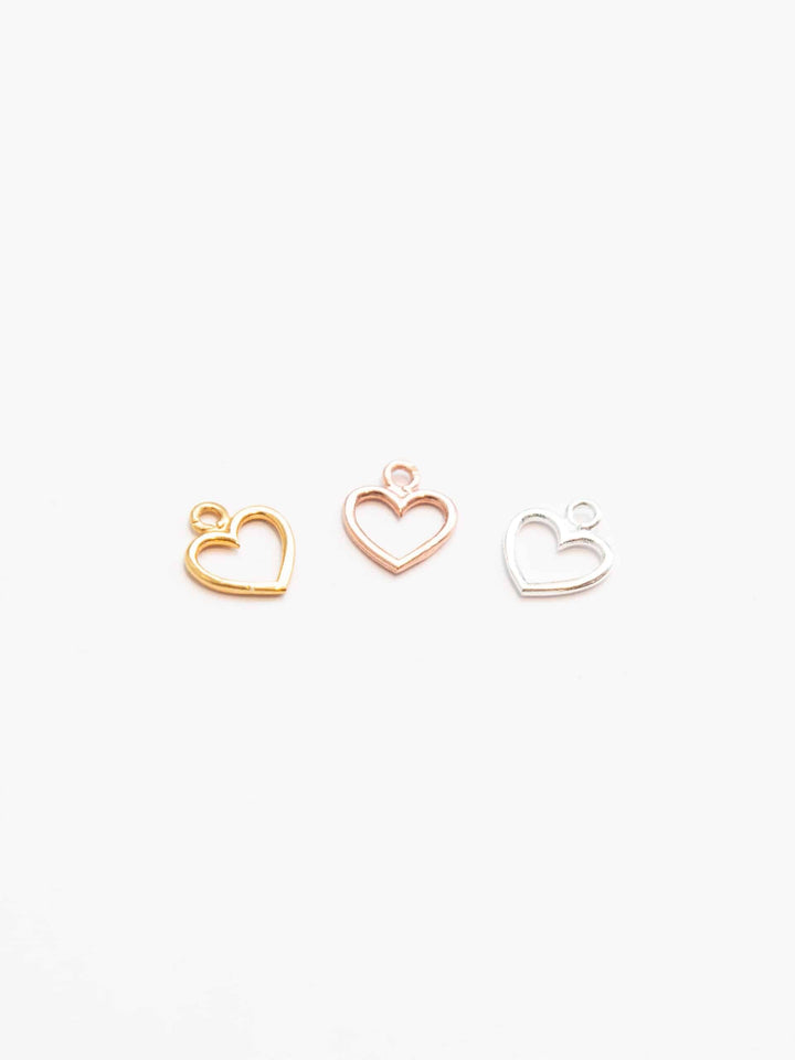 Personalized Simple Heart Pendant - Herz Anhänger