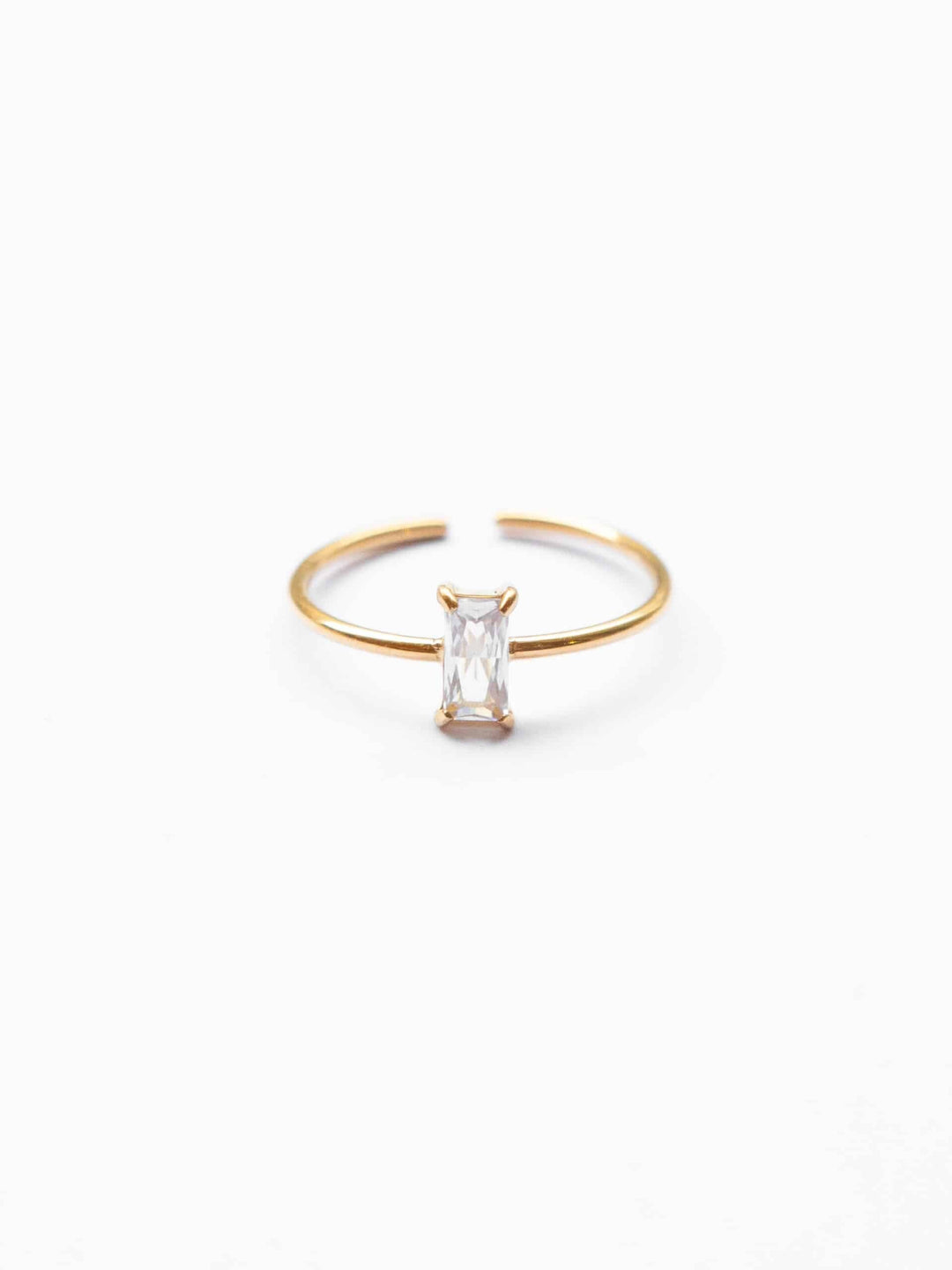 Vertical Hannah Ring - Fingerring (wasserfest)