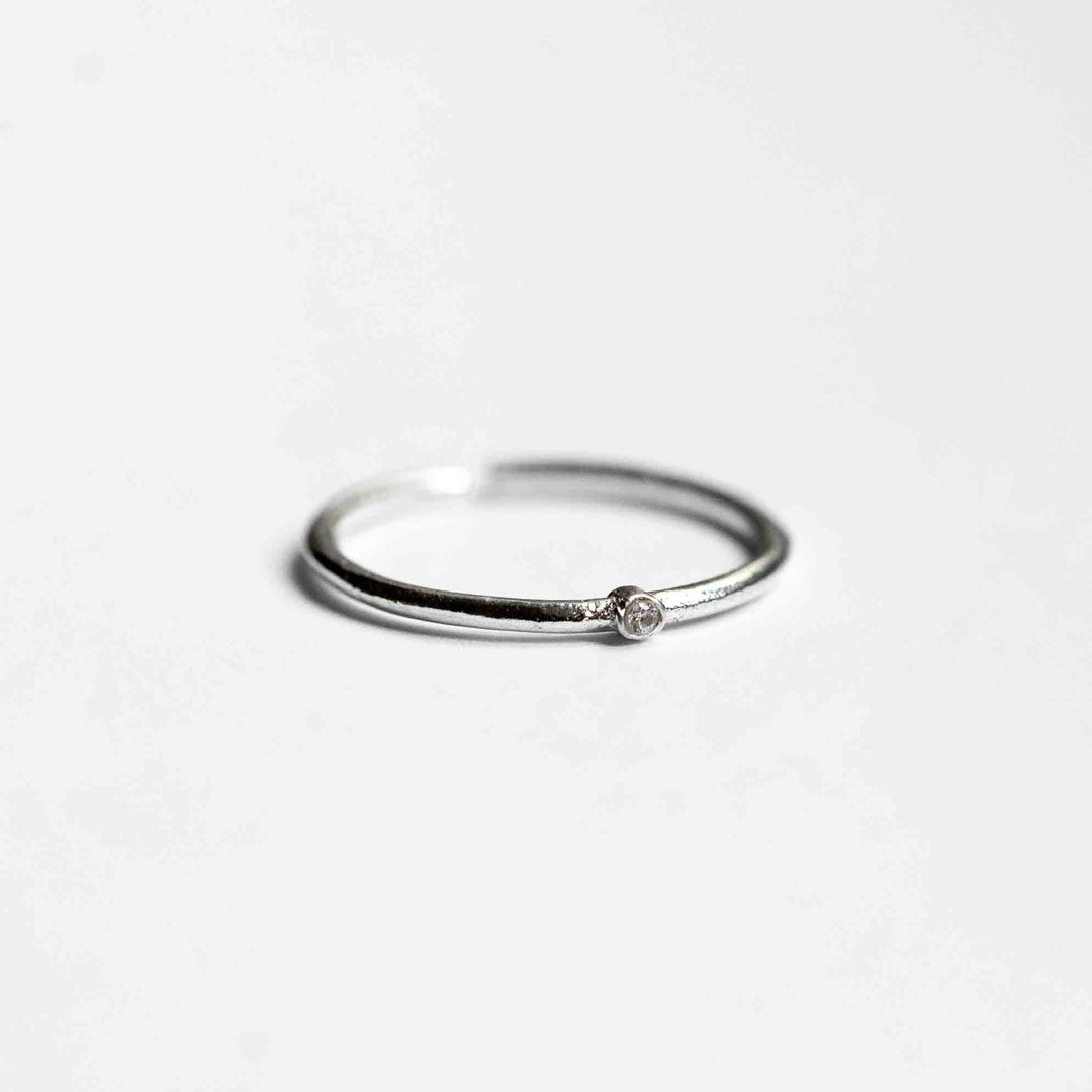One Zircone Love Ring - Fingerring (waterproof)