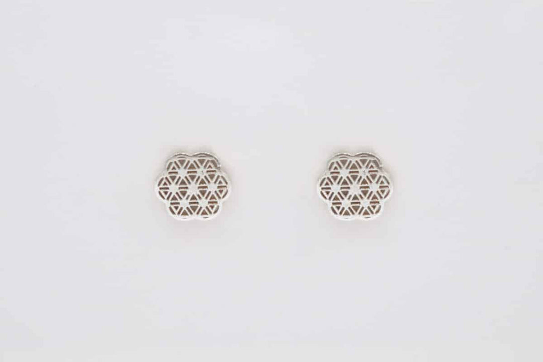 Flower of Life Stud - Ohrstecker (wasserfest)
