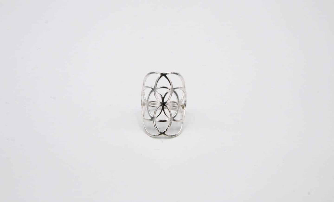 Mandala Ring - Fingerring (wasserfest)