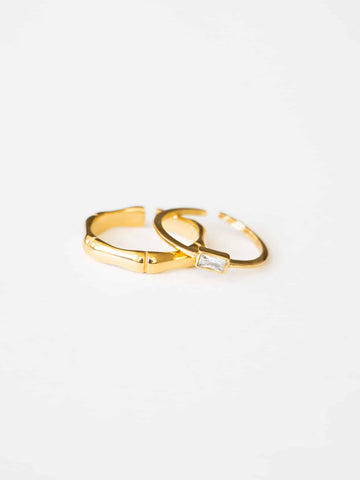 Bamboo Hannah Ring Set (wasserfest)