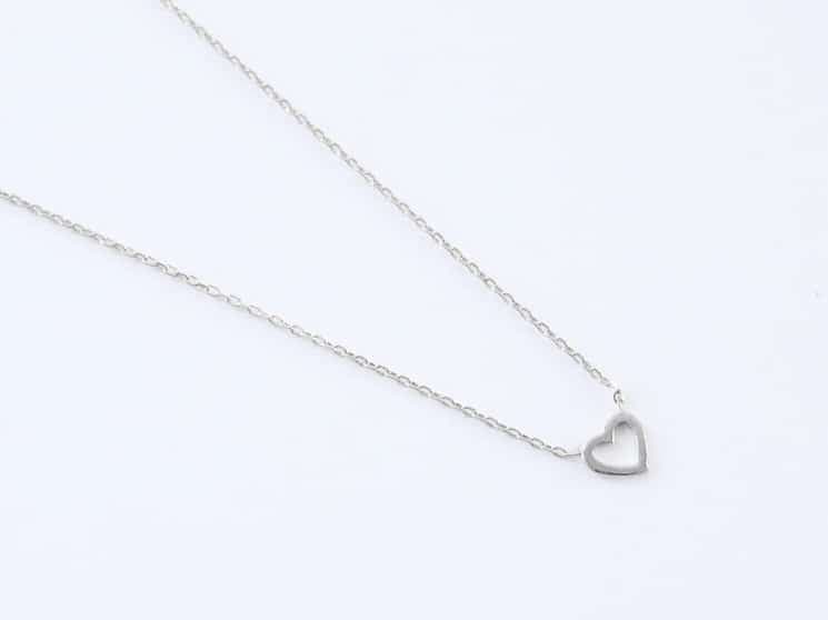 Simple Heart Necklace - Halskette
