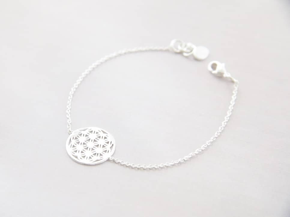 Flower of Life Bracelet - Armkette (wasserfest)