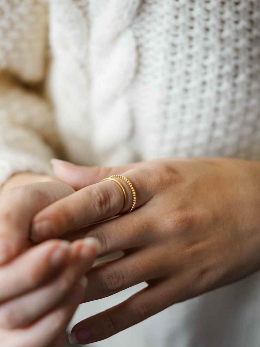 Coins Ring - Fingerring (wasserfest)