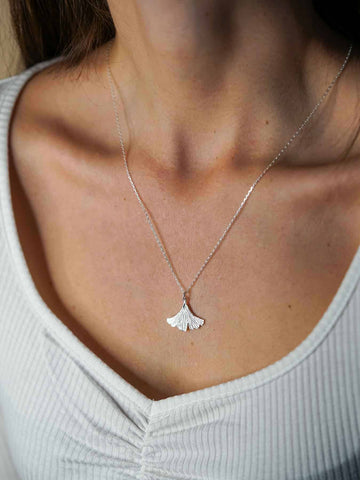 Ginkgo Leaf Necklace - Halskette (wasserfest)