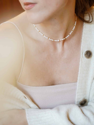 Sonia Pearl Love Necklace - Perlenkette (wasserfest)