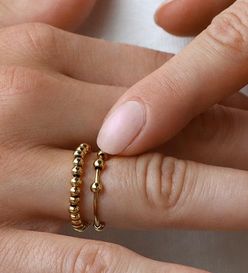 Fidget Dots Ring – Anti Stress Schmuck