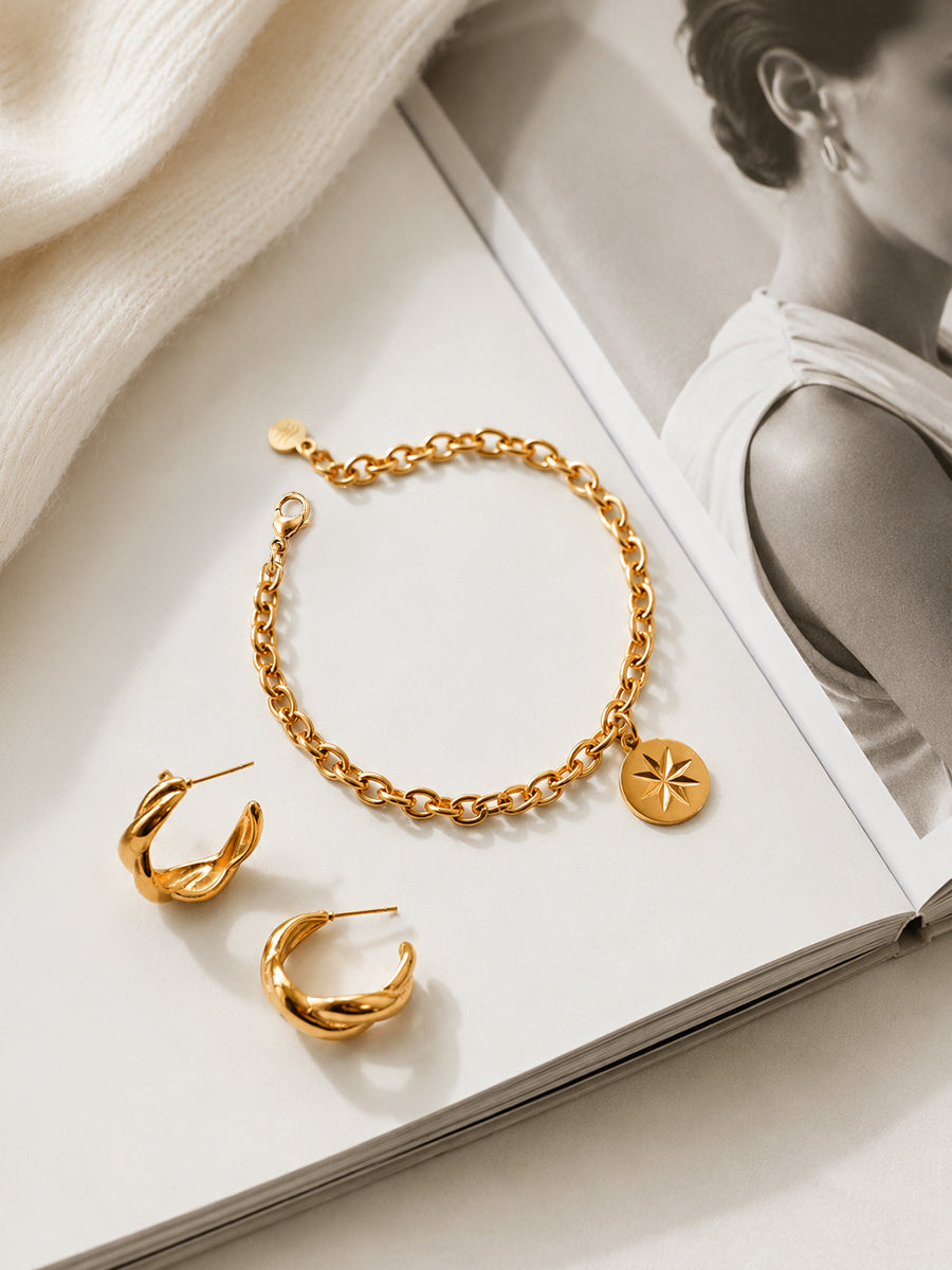 Frieda Flower Bracelet - Armkette (wasserfest)