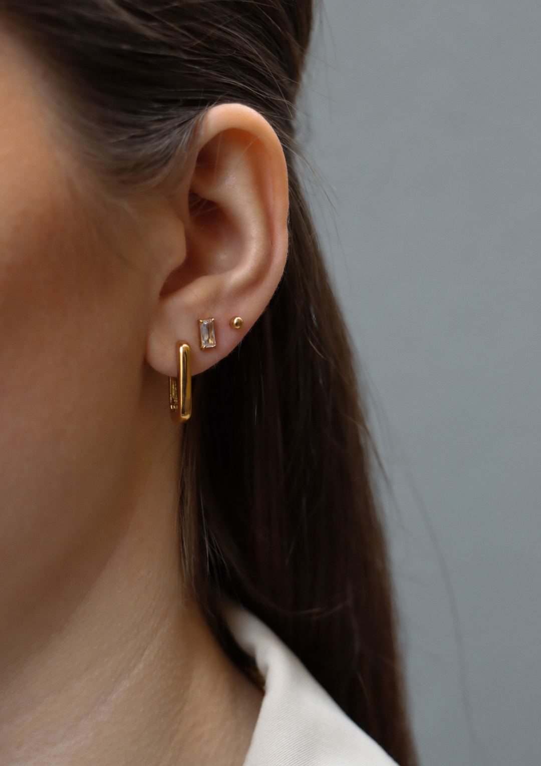 Hannah Stud - Ohrstecker (wasserfest)