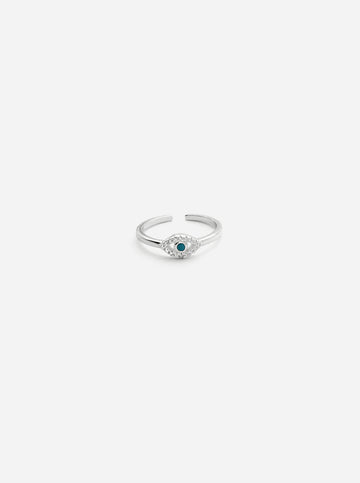 Fatima Eye Zircone Ring - Fingerring (wasserfest)