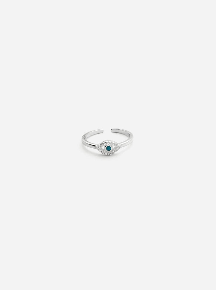 Fatima Eye Zircone Ring - Fingerring (wasserfest)