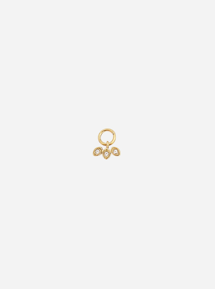 Personalized Triple Marquise Charm - Anhänger (wasserfest)
