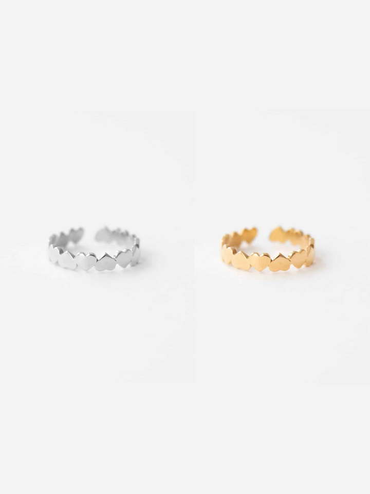Many Hearts Ring - Friendship Set (wasserfest)
