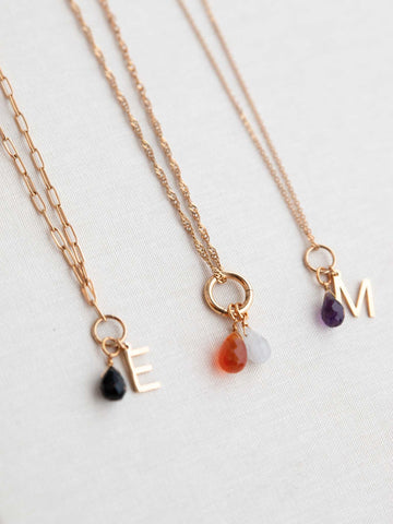 Personalized Necklace mit zwei Anhängern (wasserfest) - Z