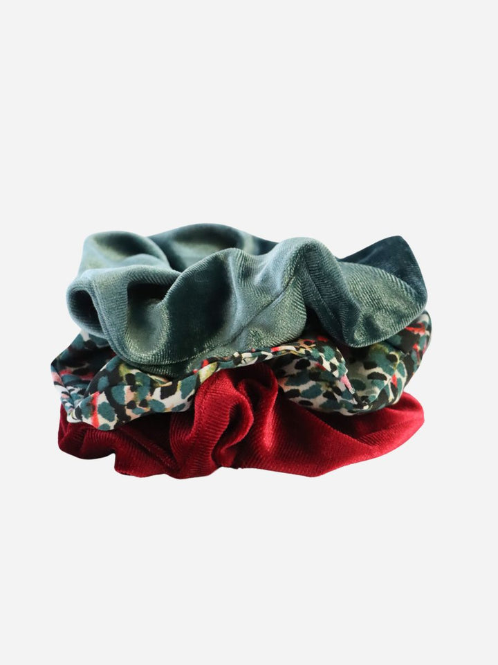 Teal Rose - Scrunchie Set