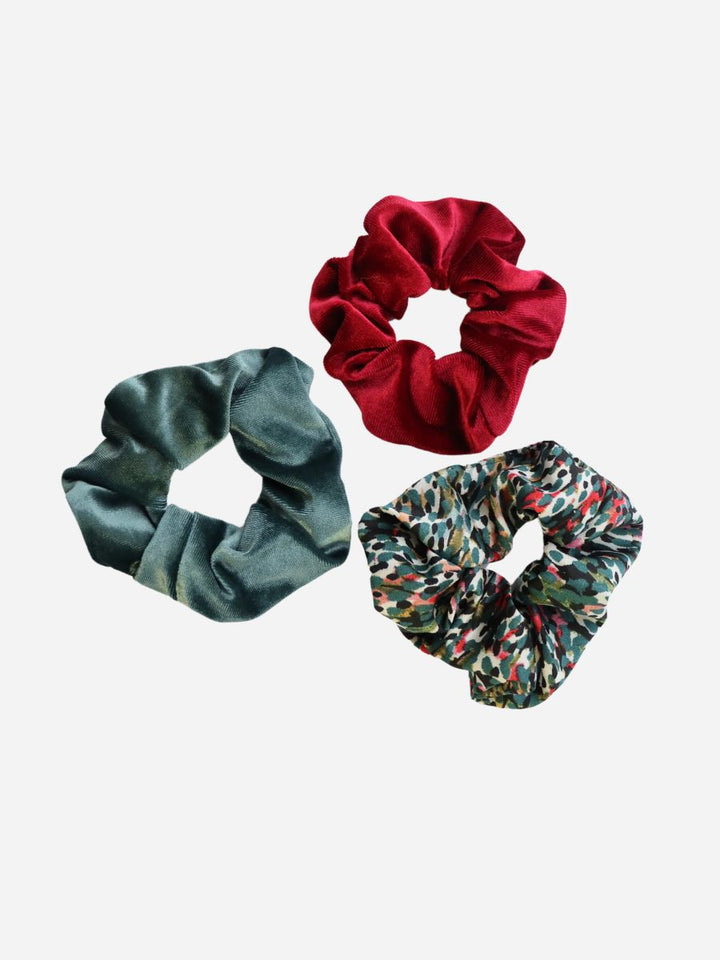 Teal Rose - Scrunchie Set