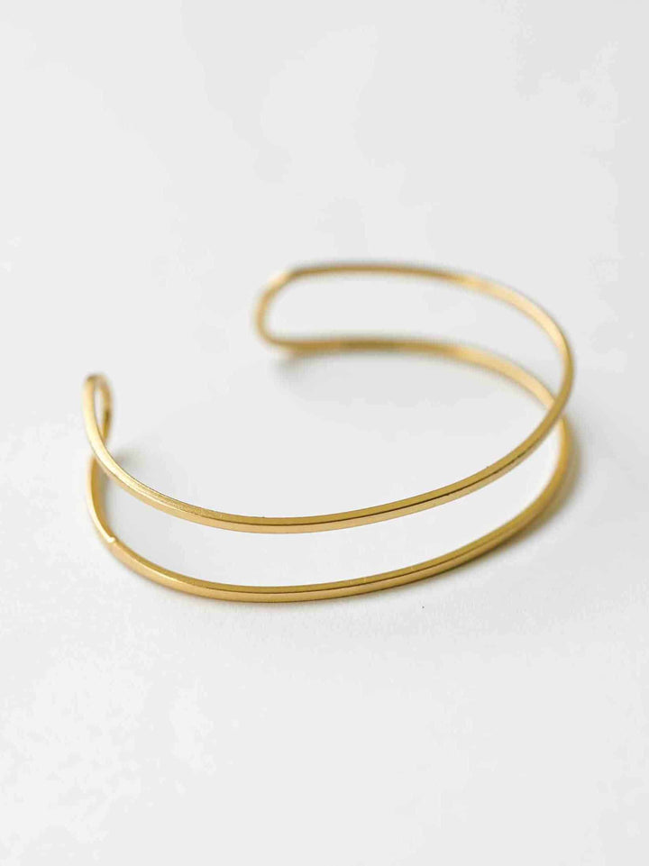 Double Row Bangle - Armreif (wasserfest)