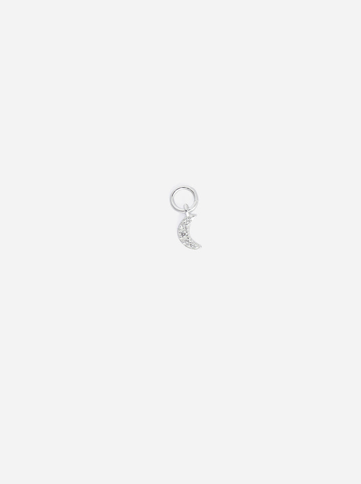 Personalized Lil Shiny Moon Charm - Anhänger (wasserfest)