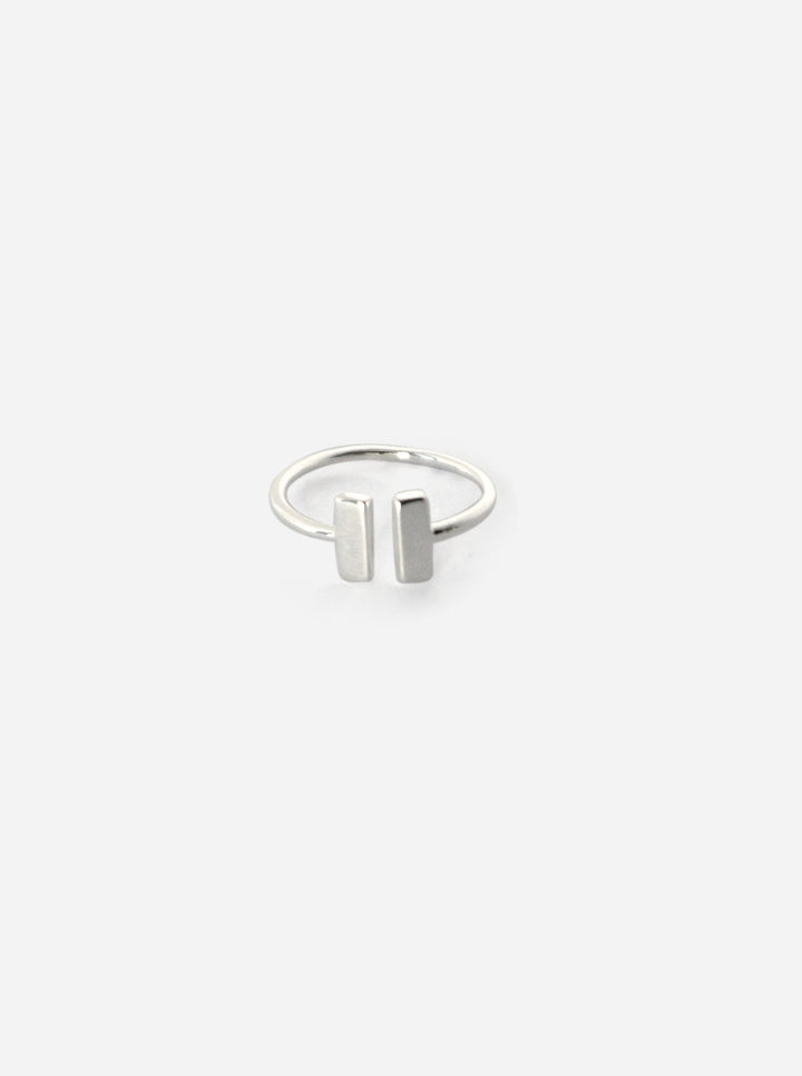 Double T Ring - Fingerring (wasserfest)