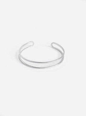 Double Row Bangle - Armreif (wasserfest)