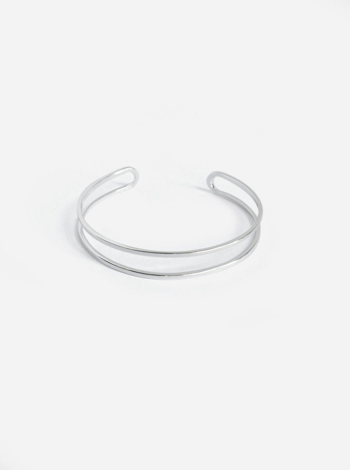 Double Row Bangle - Armreif (wasserfest)