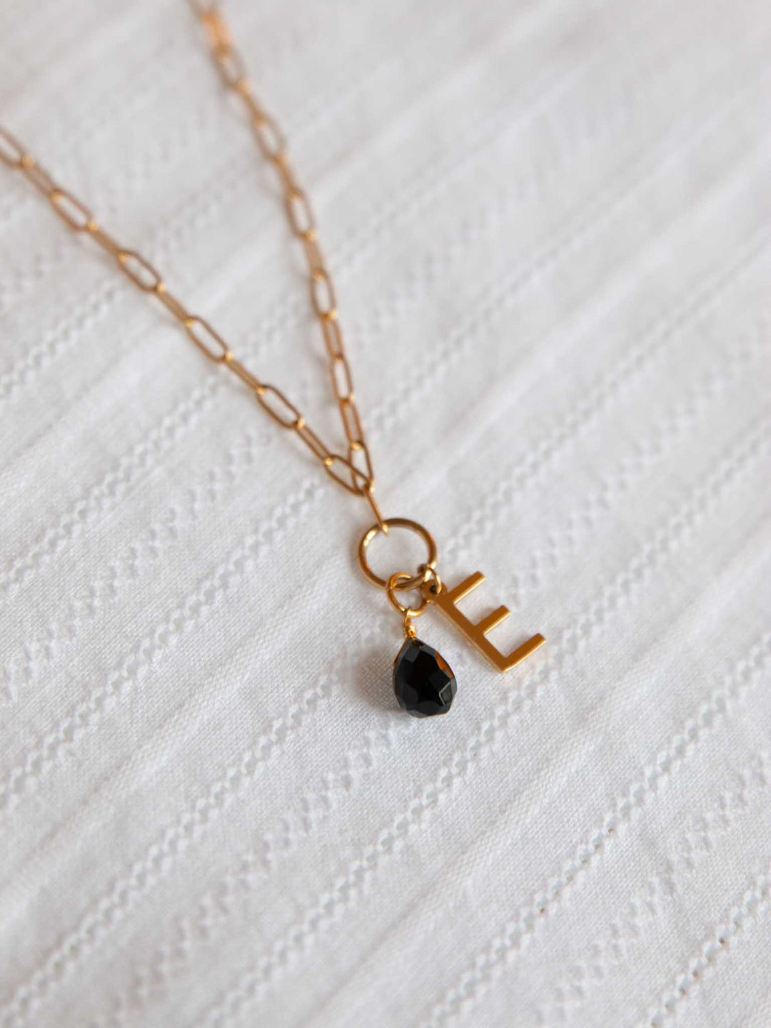 Personalized Necklace mit zwei Anhängern (waterproof) - Q