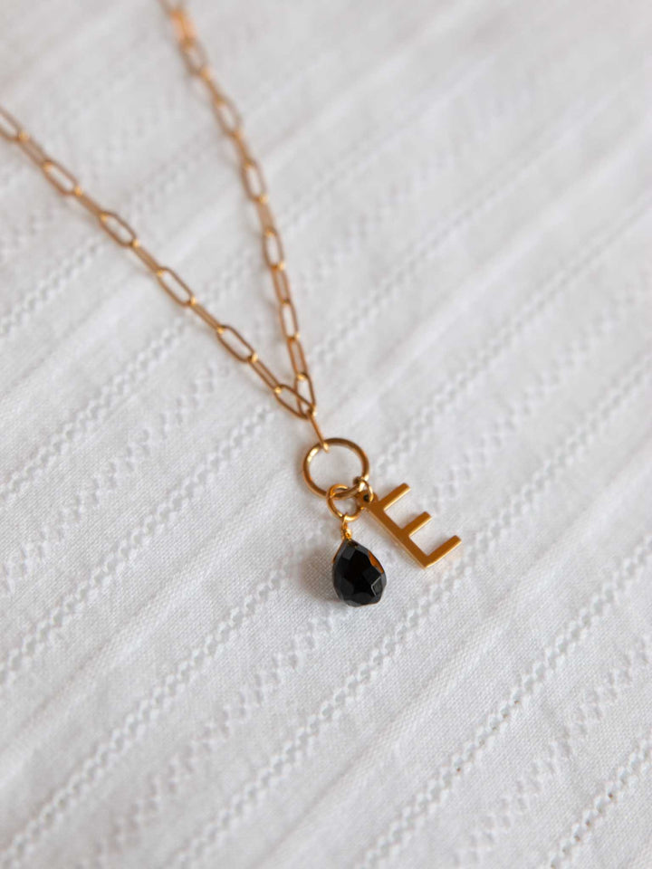 Personalized Necklace mit zwei Anhängern (waterproof) - Q