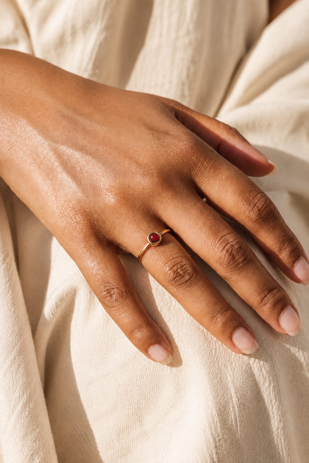 Adriana Ring - Fingerring (wasserfest)