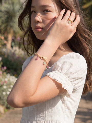 Felicia Boho Stones Bracelet - Armkette Kinder (wasserfest)