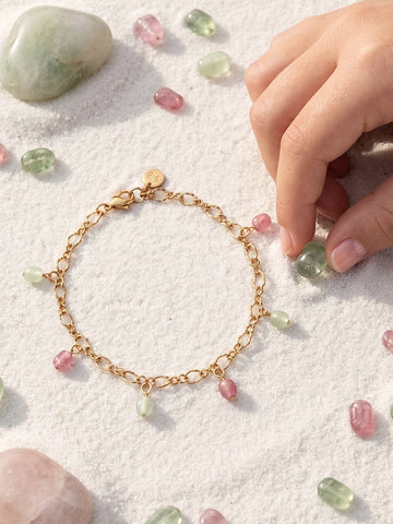 Felicia Boho Stones Bracelet - Armkette Kinder (wasserfest)