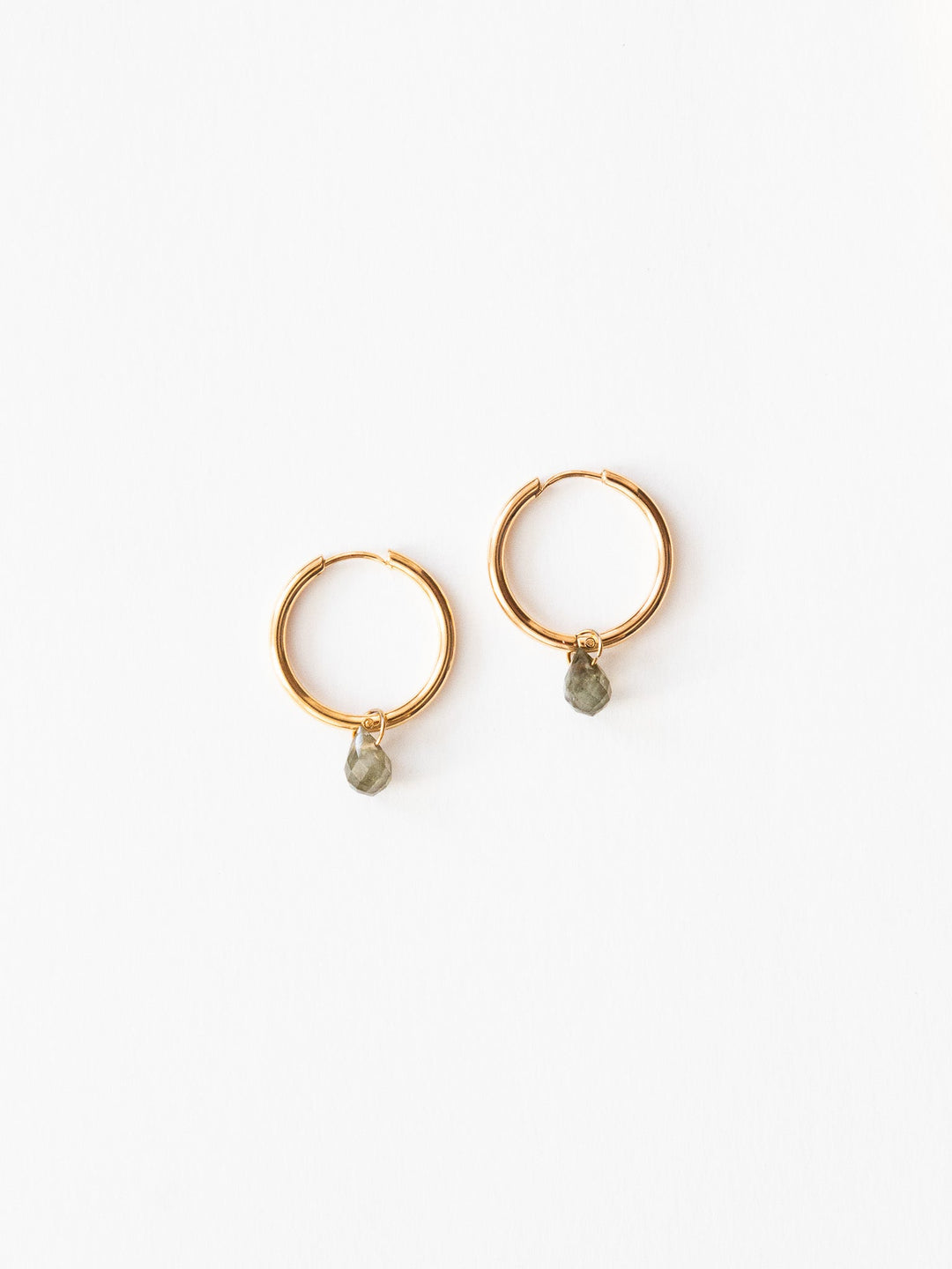 Personalized Ava Infinity Stone Hoops (wasserfest)