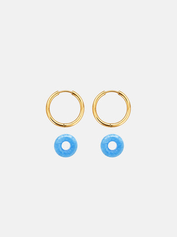 Personalized Ava Infinity Mini Stonut Hoop - Creolen (wasserfest)