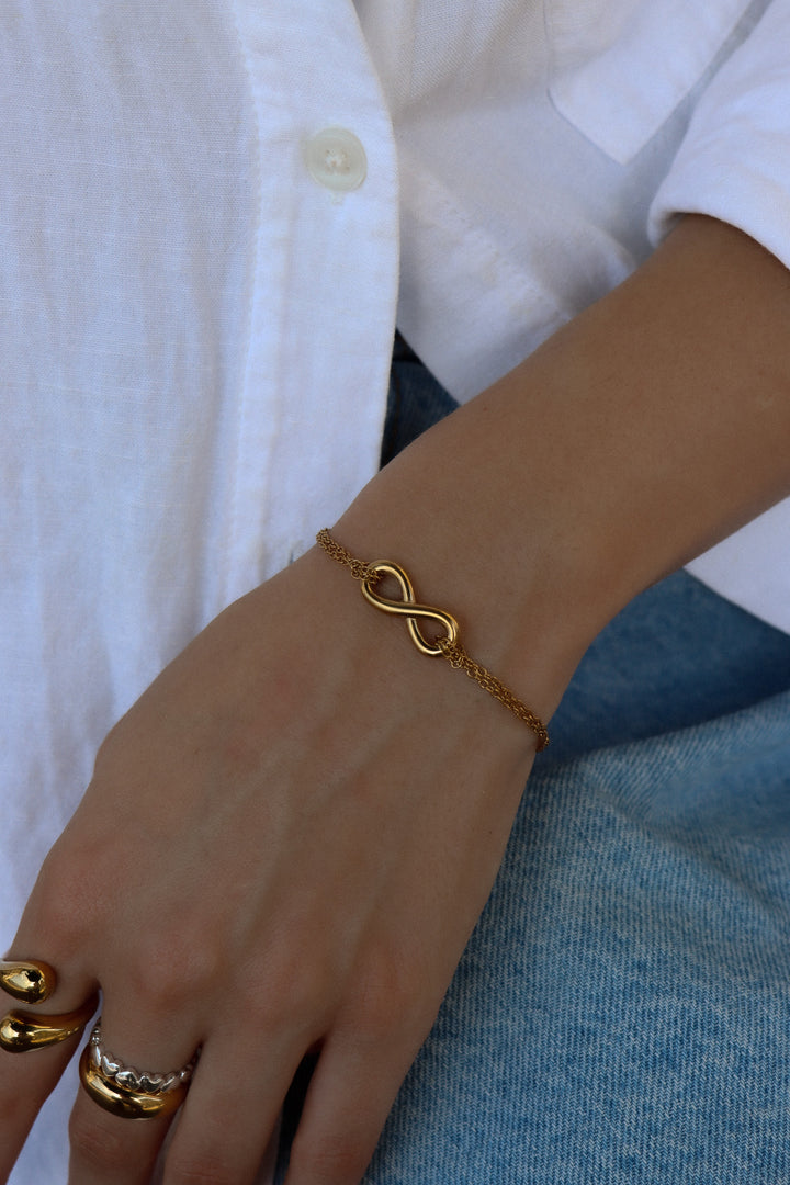 Big Infinity Bracelet - Armkette (wasserfest)