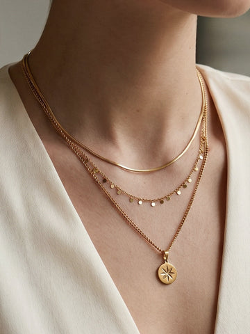Boho Coins Necklace - Halskette Kinder (wasserfest)
