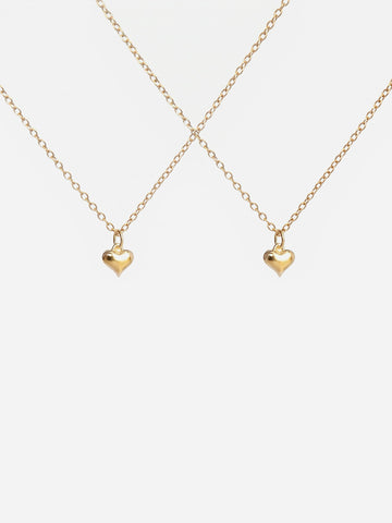 Bold Heart Necklace - Friendship Set (wasserfest)