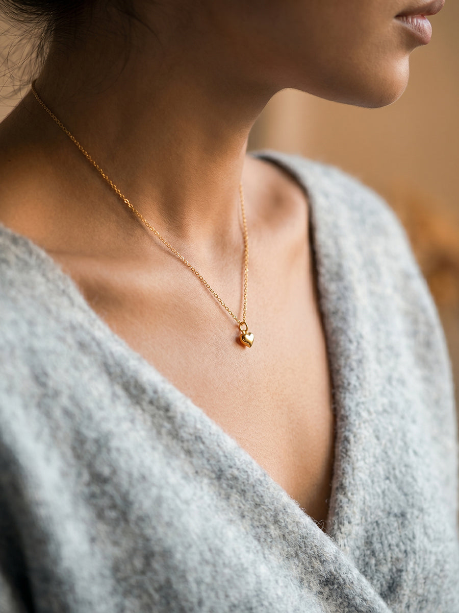 Bold Heart Necklace - Halskette (wasserfest)