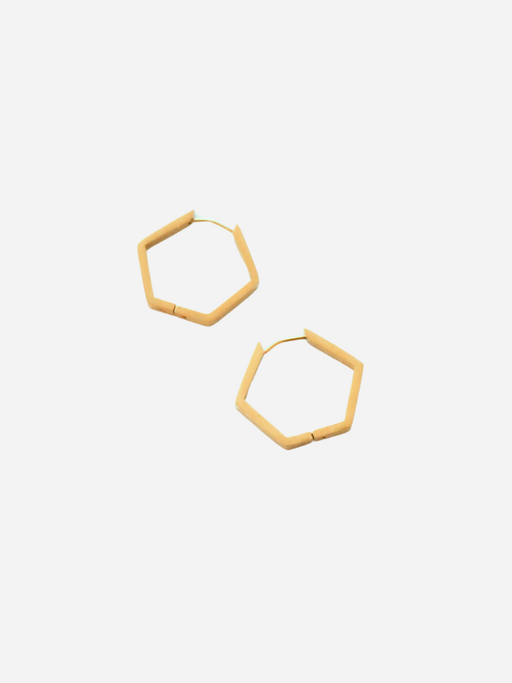 Big Hexagon Hoop - Creolen (wasserfest)