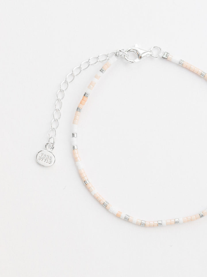 Personalized Capri rosa Letter Bracelet - Armband (wasserfest)