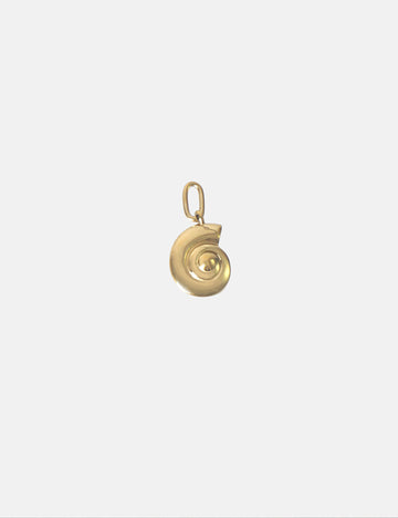 Personalized Spiral Shell Charm - Anhänger (wasserfest)