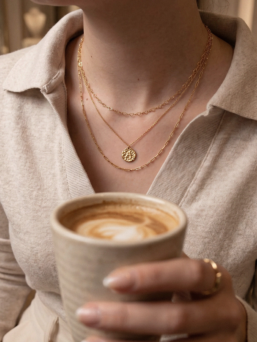 Connected Hearts Necklace - Halskette (wasserfest)
