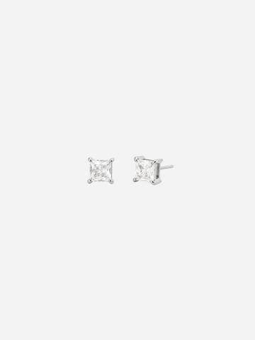 Crystal Square Stud - Ohrstecker (wasserfest)