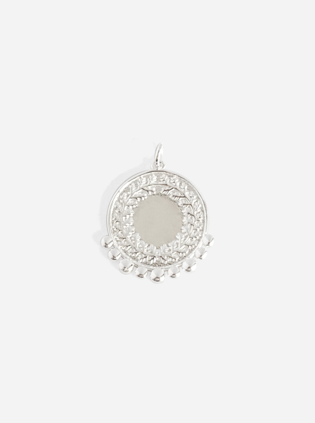 Personalized Dotted Medaillon Charm - Anhänger (wasserfest)