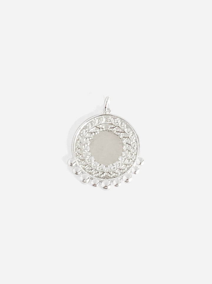 Personalized Dotted Medaillon Charm - Anhänger (wasserfest)