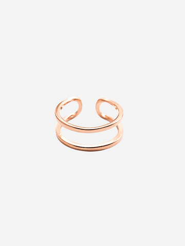 Double Row Ring - Fingerring (wasserfest)