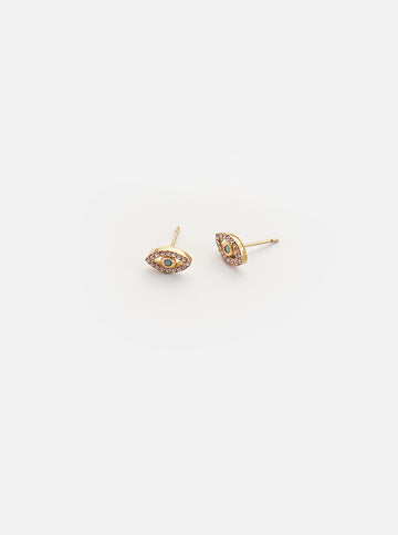 Fatima Eye Zircone Studs - Ohrstecker (wasserfest)