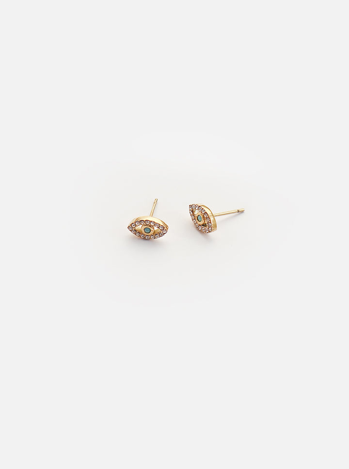 Fatima Eye Zircone Studs - Ohrstecker (wasserfest)