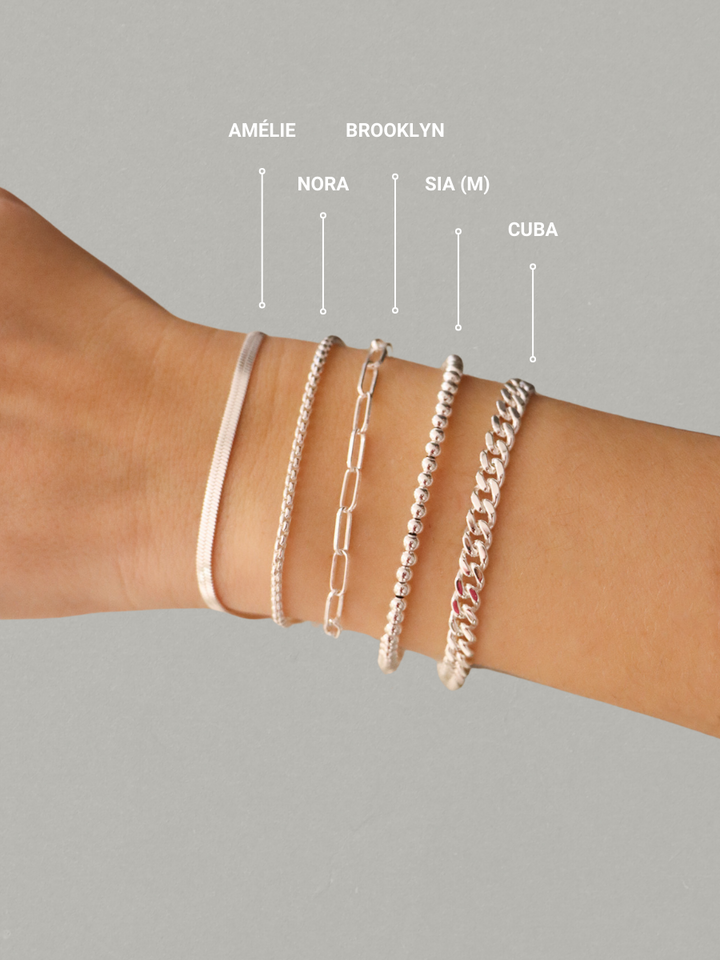 Personalized Letter Bracelet (waterproof) - Grüner Achat