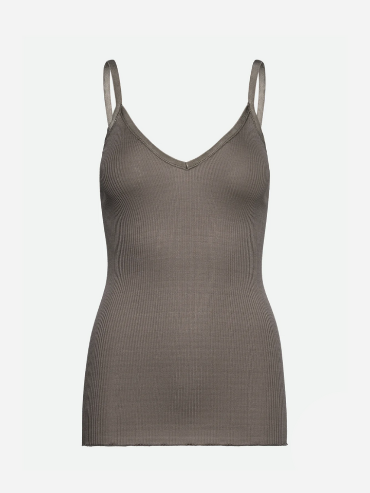 Silk strap top - Rosemunde