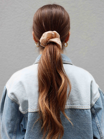 Shiny Lauren Scrunchie - seidiges Haargummi